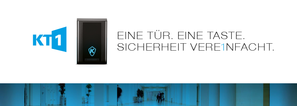 KT-1 EINE TÜR. EINE TASTE. SICHERHEIT VERE1NFACHT.